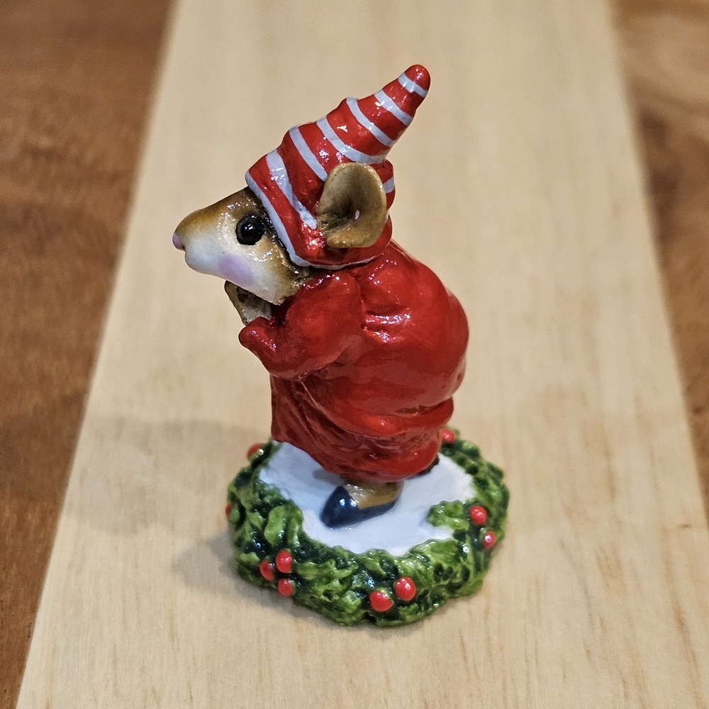 Wee Forest Folk CC-1 Scrooge Christmas Carol Retired Signed AP, No WFF Box 1987 - Picture 4 of 13